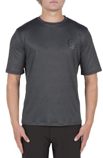Men's Volcom Short Sleeve Rashguard - Black