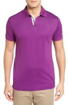 Men's Bobby Jones Solid Pique Golf Polo, Size - Purple