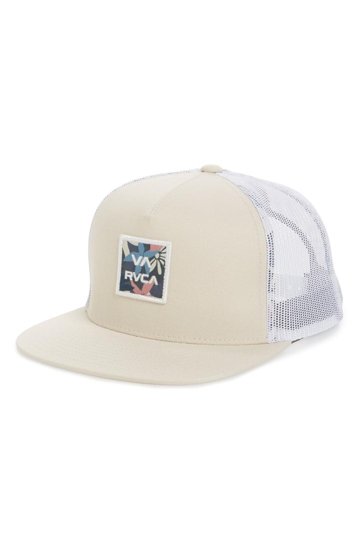 Men's Rvca Va All The Way Trucker Hat - Beige