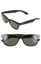 Men's Ray-ban 'new Wayfarer' 55mm Sunglasses - Black/ Green