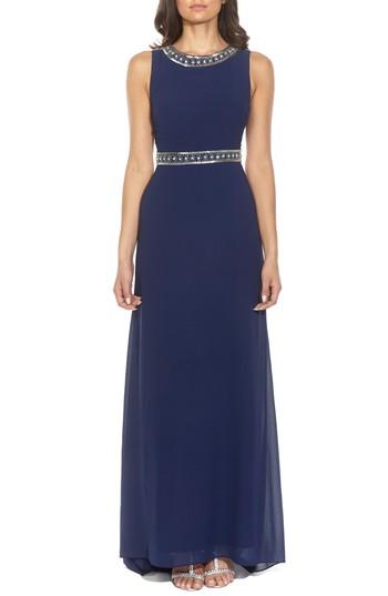 Women's Tfnc Akira Bead Embellished Gown - Blue