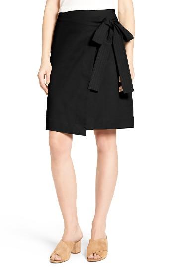 Women's Halogen Tie Front Skirt