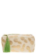 Shiraleah Pineapple Cosmetics Case - Metallic