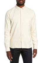 Men's Ymc Marl Flannel Shirt - Ivory