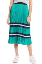 Women's 1901 Pleated Polo Midi Skirt - Green