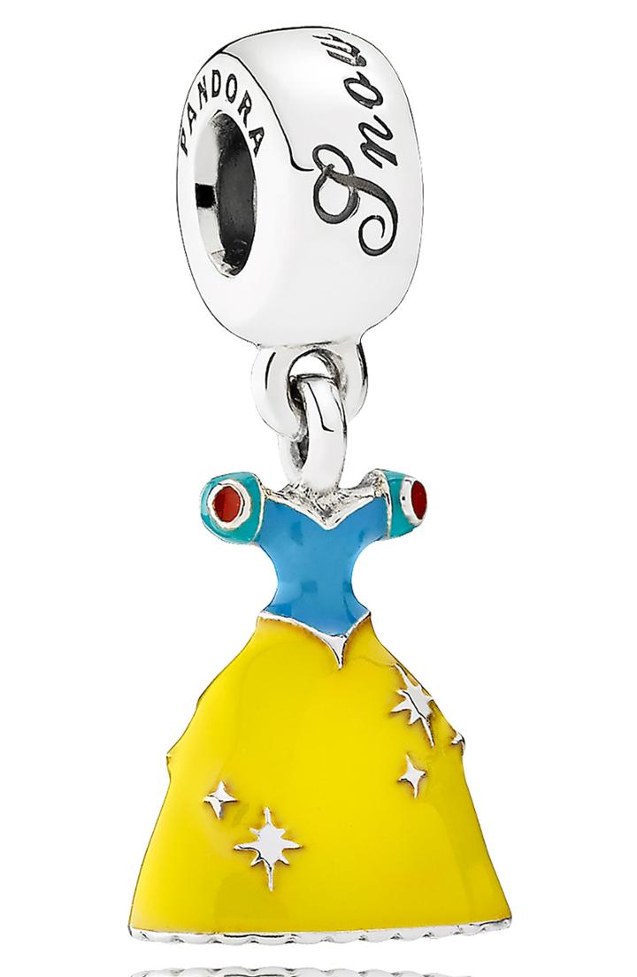 Women's Pandora Disney Snow White's Dress Dangle Charm