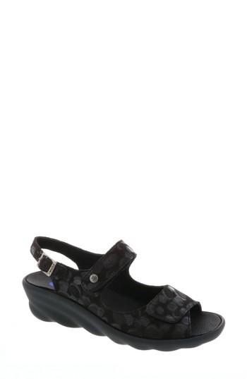 Women's Wolky Scala Sandal -7.5us / 38eu - Black