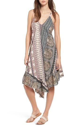 Women's Raga Enchanted Dreams Ruffle Hem Dress - Grey