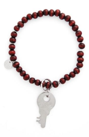 Women's The Giving Keys Inspiration Key Charm Beaded Bracelet