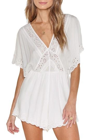 Women's Amuse Society Anderson Eyelet Romper