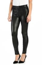 Women's Paige 'hoxton' High Rise Ultra Skinny Leather Pants - Black