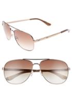 Women's Juicy Couture Black Label 59mm Aviator Sunglasses - Brown