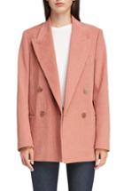 Women's Acne Studios Corduroy Double Breasted Blazer Us / 34 Eu - Pink