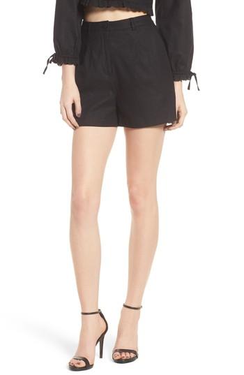Women's Lovers + Friends Tracy High Waist Shorts - Black