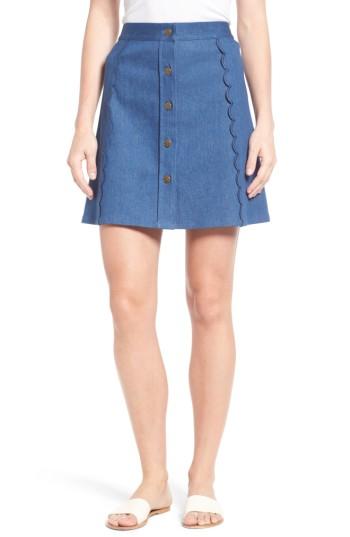 Women's Draper James Stretch Denim Miniskirt
