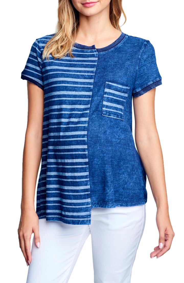 Women's Mm6 Maison Margiela Smocked Sleeve Top