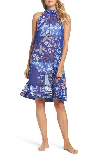 Women's Ted Baker London Kyoto Halter Cover-up Dress - Blue