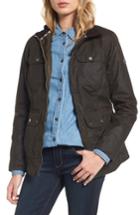 Women's Barbour Filey Water Resistant Waxed Canvas Jacket Us / 10 Uk - Green
