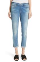 Women's Frame Le Garcon Crop Slim Boyfriend Jeans - Blue