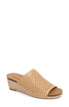Women's Lucky Brand Jemya Perforated Open Toe Mule M - Beige