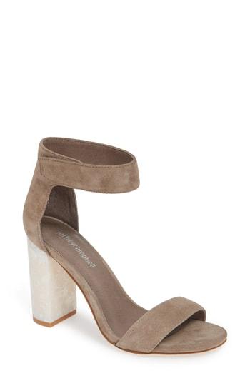 Women's Jeffrey Campbell Lindsay Statement Heel Sandal M - Brown