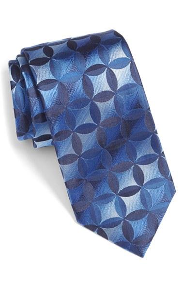 Men's Bugatchi Geometric Silk Tie