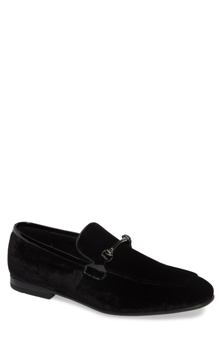Men's The Rail Nelson Venetian Bit Loafer -7.5us / 41eu - Black