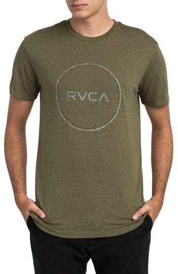 Men's Rvca Tri Motors Burnout Graphic T-shirt - Green