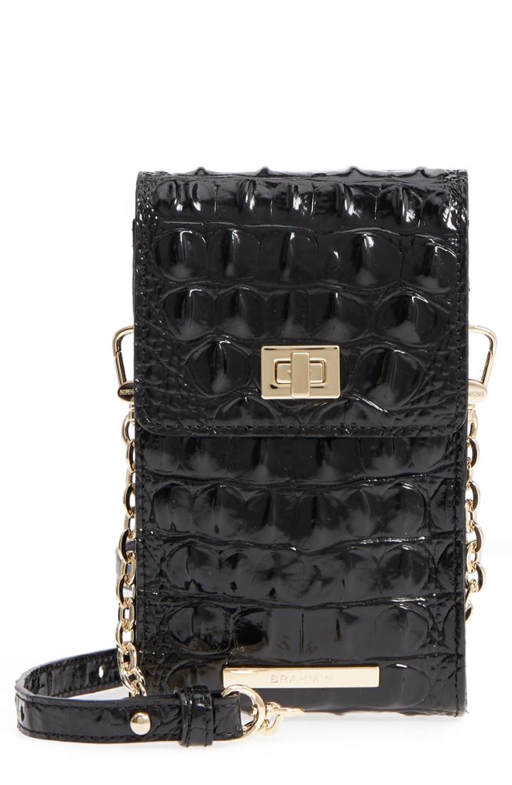 Women's Brahmin Madison Leather Smartphone Crossbody Bag -