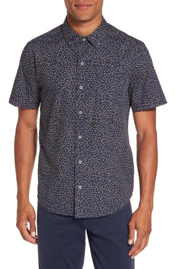 Men's Paige Becker Patterned Woven Shirt - Blue