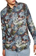 Men's Topman Multi Print Shirt