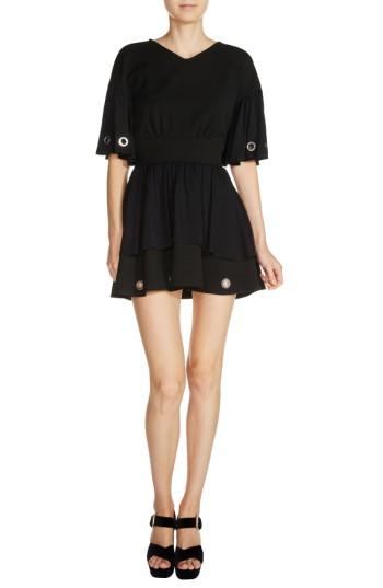 Women's Maje Grommet Trim Bell Sleeve Mindress