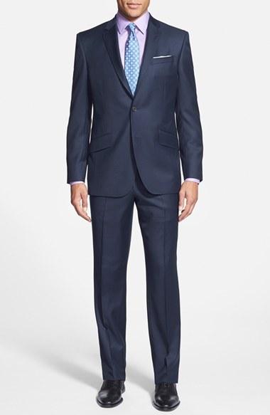 Men's Ted Baker London Jones Trim Fit Solid Wool Suit