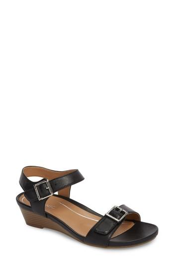 Women's Vionic Frances Wedge Sandal M - Black