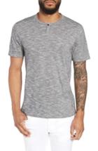 Men's Calibrate Trim Fit One-snap Henley - Black