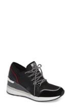 Women's Michael Michael Kors Scout Trainer Wedge Sneaker .5 M - Black
