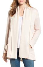 Women's Caslon French Terry Cardigan - Pink