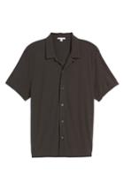 Men's James Perse Cotton & Linen Sport Shirt (xs) - Grey