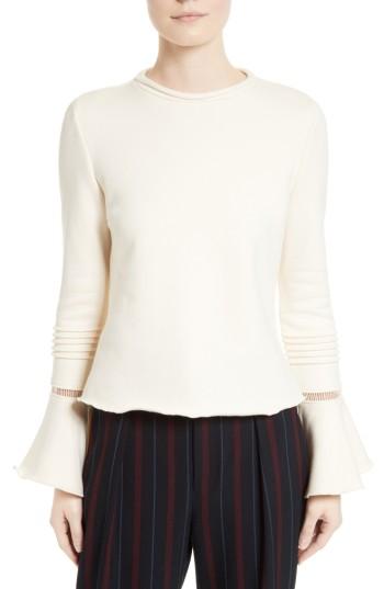 Women's See By Chloe Bell Sleeve Cotton Top