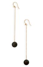 Women's Mizuki Tahitian Pearl Chain Drop Earrings