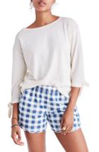 Women's Madewell Tie Sleeve Top