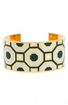 Women's Tory Burch Octagon Geo Enamel Cuff