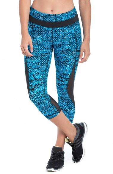 Women's Lole 'run' Capris, Size - Blue