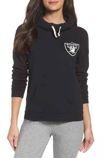Women's Junk Food Nfl Oakland Raiders Sunday Hoodie - Black