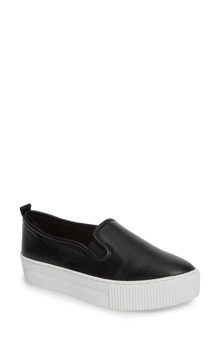 Women's Halogen Baylee Platform Slip-on Sneaker .5 M - Black