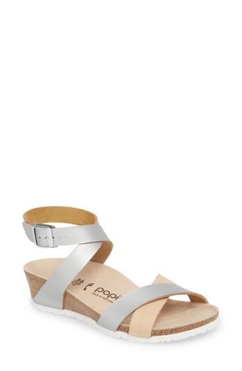 Women's Birkenstock Lola Wedge Sandal -5.5us / 36eu D - Metallic