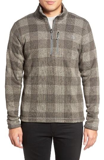 Men's The North Face Novelty Gordon Lyons Plaid Pullover - Grey