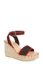 Women's Coconuts By Matisse Frenchie Wedge Sandal M - Black