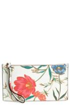 Kate Spade New York Cameron Street Blossom Ariah Coated Canvas Pouch - White