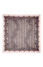 Women's Valentino Garavani Grand Hauteur Lace Print Wrap, Size - Pink